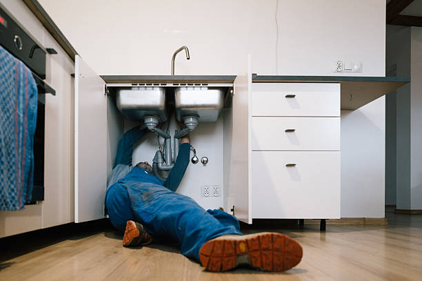 Professional Plumbing technician working in Fort Bragg, NC